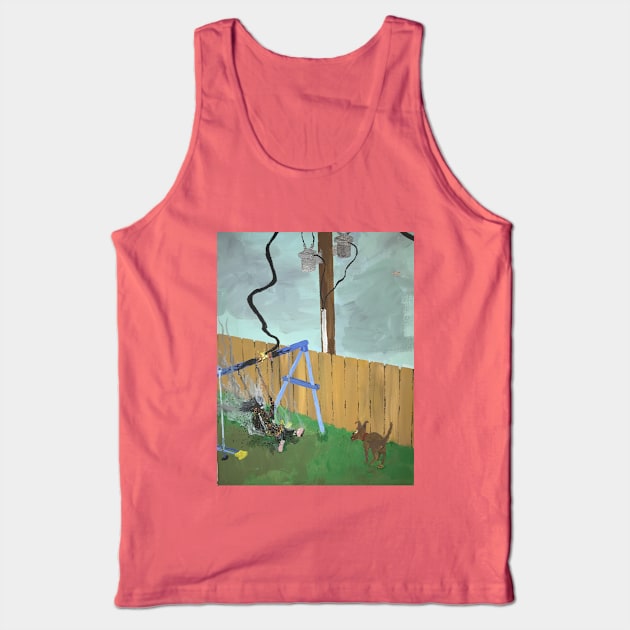 Poor Swing Set Placement Tank Top by jpat6000